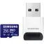 SAMSUNG PRO Plus microSDXC 256 GB + USB adaptér / UHS-1 / Class 10 / U3 / Čtení: 180MBps / Zápis: 130MBps