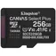 Kingston Canvas Select Plus Gen3 microSDXC 256GB / UHS-I V30 / U3 / Class 10 / čtení: až 150MBs / zápis: až 150 MBs