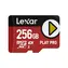 Lexar PLAY PRO microSDXC Express Card 256GB / čtení: 900MBps / zápis: 600MBps / V30