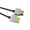 PremiumCord Slim HDMI High Speed + Ethernet kabel 0.5 m / zlacené konektory