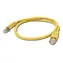 Gembird FTP CAT5E 0.5m / patch kabel / stíněný s ochranou a opletením / žlutá