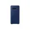 SAMSUNG Leather Cover kožený zadní kryt pro Samsung Galaxy S10 modrá (Navy)