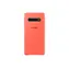 SAMSUNG Silicon Cover zadní kryt pro Samsung Galaxy S10 růžová (Berry Pink)