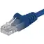 PremiumCord UTP CAT5E 1.5m modrá / Patch kabel / RJ45-RJ45