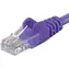 PremiumCord UTP CAT5E 0.25m fialová / Patch kabel / RJ45-RJ45