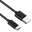 PremiumCord propojovací USB 2.0 kabel s konektory USB-C - USB-A černý 10cm