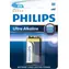 Philips baterie 9V ExtremeLife+, alkalická - 1ks
