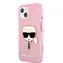 Karl Lagerfeld TPU Full Glitter Karl Head Kryt pro Apple iPhone 13 mini růžová