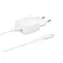 SAMSUNG EP-T1510XWEGEU bílá / USB-C nabíječka / rychlé nabíjení / 15 W / 2A