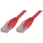 MicroConnect CAT5e U/UTP 0.5m červená / PVC / AWG 24