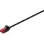 MicroConnect CAT6 U/UTP SLIM 0.15m černá / PVC