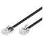 MicroConnect Modulární kabel RJ11 - RJ45 1m černá