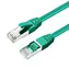 MicroConnect CAT6 F/UTP 0.5m zelená / LSZH