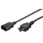 MicroConnect Prodlužovací kabel C14 - C5 1m černá