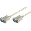 MicroConnect sériový kabel RS-232, D-SUB 9-pin (F) - D-SUB 9-pin (F) 2m bílá