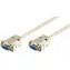 MicroConnect sériový kabel RS-232, D-SUB 9-pin (F) - D-SUB 9-pin (F) 3m bílá