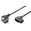 MicroConnect Síťový napájecí kabel Schuko 90° úhel - C13 90° úhel 1.8m černá
