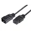 MicroConnect Prodlužovací kabel C19 - C20 5m černá