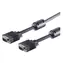 MicroConnect Kabel Full HD VGA (M) - VGA (M) 10m černá / feritová jádra