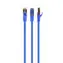 Gembird PP6A-LSZHCU CAT6a SFTP 0.25 modrá / Patch kabel / RJ45