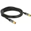 DeLock Kabel IEC (F) - IEC (M) RG-6/U 2.0m černá