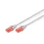 Digitus DK-1617-100 patch kabel UTP RJ45-RJ45 level CAT 6 10m šedá