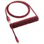 CableMod Classic Coiled Keyboard Cable USB-C - USB-A 1.5m Republic Red / Kabel pro klávesnici