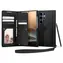 Spigen Wallet S ochranný kryt typu kniha pro Samsung Galaxy S25 Ultra black