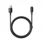 Baseus Silky (P10377702113-00) Rychlonabíjecí kabel USB-A/Lightning 2.4A 1m černá