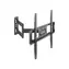 Brateck LPA69-443 černá / Výsuvný nástěnný držák pro TV 32"-55" / polohovatelný / nosnost 35kg