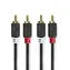 Nedis Stereo Audio kabel 2x RCA (M) - 2x RCA (M) 2.00 m černá