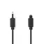 Nedis Optický audio kabel TosLink (M) - Mini-Toslink (M) 1.00 m černá
