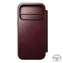 Nomad Modern Leather Folio pouzdro pro Apple iPhone 17 Pro burgundy (Horween)