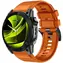 Mobile Origin Easy Strap Silicone Watch silikonový řemínek pro Garmin QuickFit 20mm oranžová