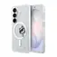 Karl Lagerfeld IML Choupette Peekaboo Logo Magnetic Zadní Kryt pro Samsung Galaxy S26+ Transparent