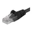 PremiumCord UTP CAT5E 0.5m černá / Patch kabel / RJ45-RJ45
