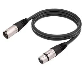 MicroConnect XLR kabel XLR (M) - XLR (F) černá