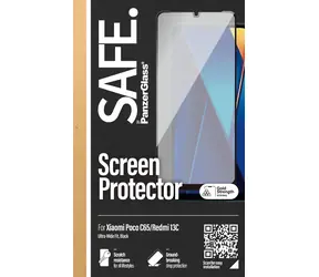 PanzerGlass SAFE UWF pro Xiaomi Redmi 13C 5G černá