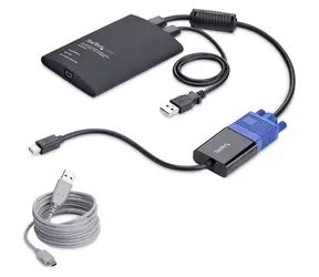 StarTech Crash Cart adaptér VGA a Mini DisplayPort černá