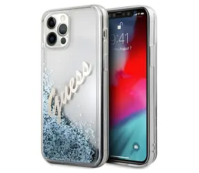 Guess GUHCP12LGLVSBL iPhone 12 Pro Max modrá