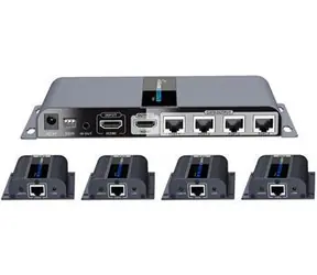 PremiumCord HDMI 1-4 splitter+extender