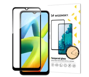 Wozinsky Full Glue Ochranné tvrzené sklo pro Xiaomi Redmi A1+ černá