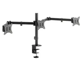 Stolní držák pro 3 monitory černá