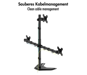 Stolní držák pro 3 monitory 17-32