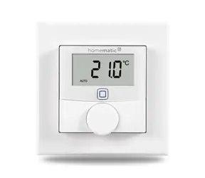 Homematic IP HmIP-BWTH Nástěnný termostat se senzorem vlhkosti a spínaným výstupem 230V – zápustná montáž