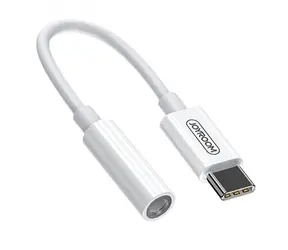 Joyroom SH-C1 Kabelová redukce z USB-C na 3.5mm jack (F) bílá