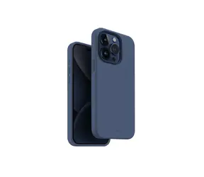 Uniq Lino Hue MagClick ochranný kryt na Apple iPhone 15 Pro Navy (modrá)