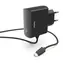 Hama síťová nabíječka s kabelem černá / micro-USB / 6 W / 1,2 A / 1 m
