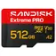 SanDisk Extreme PRO microSDXC 512 GB + adaptér / Paměťová karta / Class 10 / UHS-I U3 / V30 / A2 / čtení: 250 MB/s
