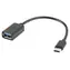 Lanberg AD-OTG-UC-01 černá / OTG kabel / USB-A (F) – USB-C (M) / USB 2.0 / 0,15 m